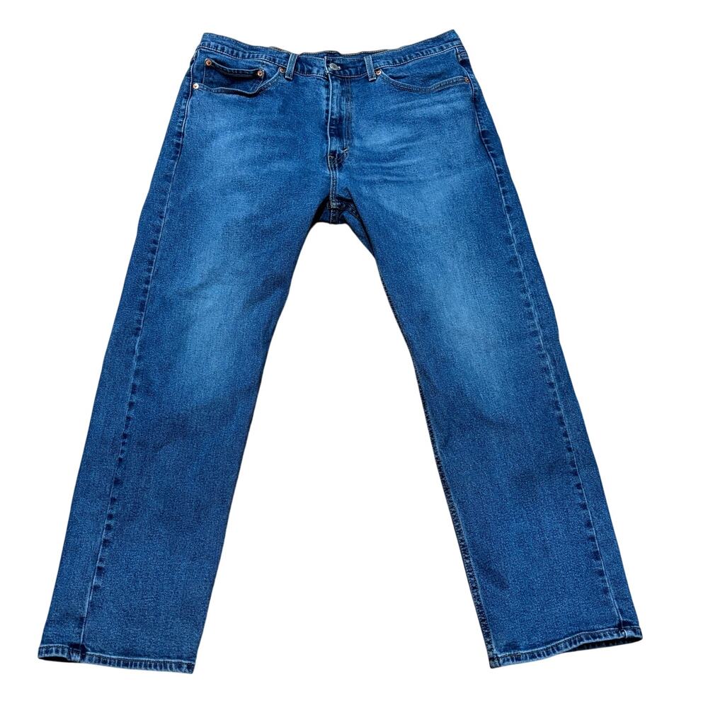 Levi's 505 Denim Jeans Regular Fit Men's W36 L29 99% Cotton Stretchy Goldenrod
